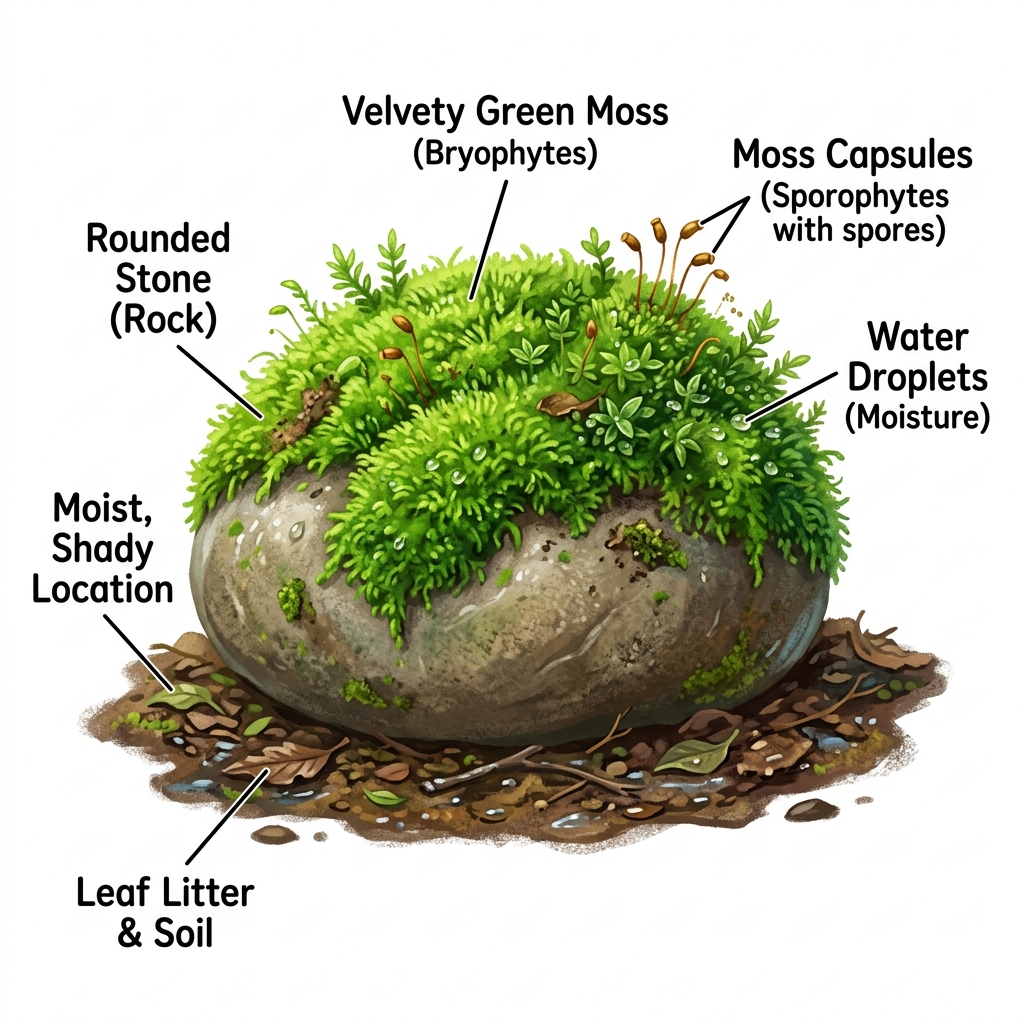 Moss on rock