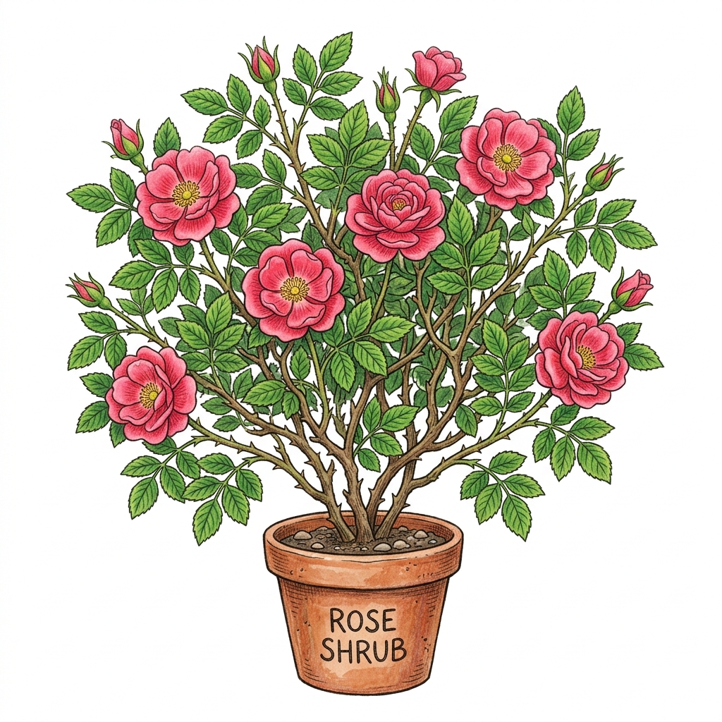 Rose Shrub Bush
