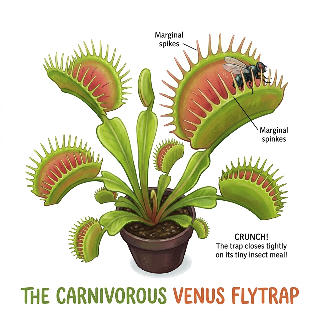 Venus flytrap plant